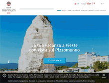 Tablet Screenshot of hotelmerinum.it